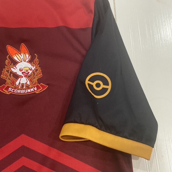 Pokémon Scorbunny Galar First Partner Jersey - Adult Sz Large - Picture 7 of 9